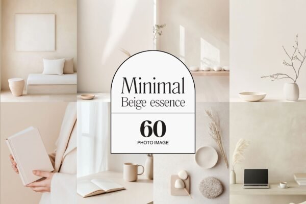 Minimal-Beige-essence-AI-Images