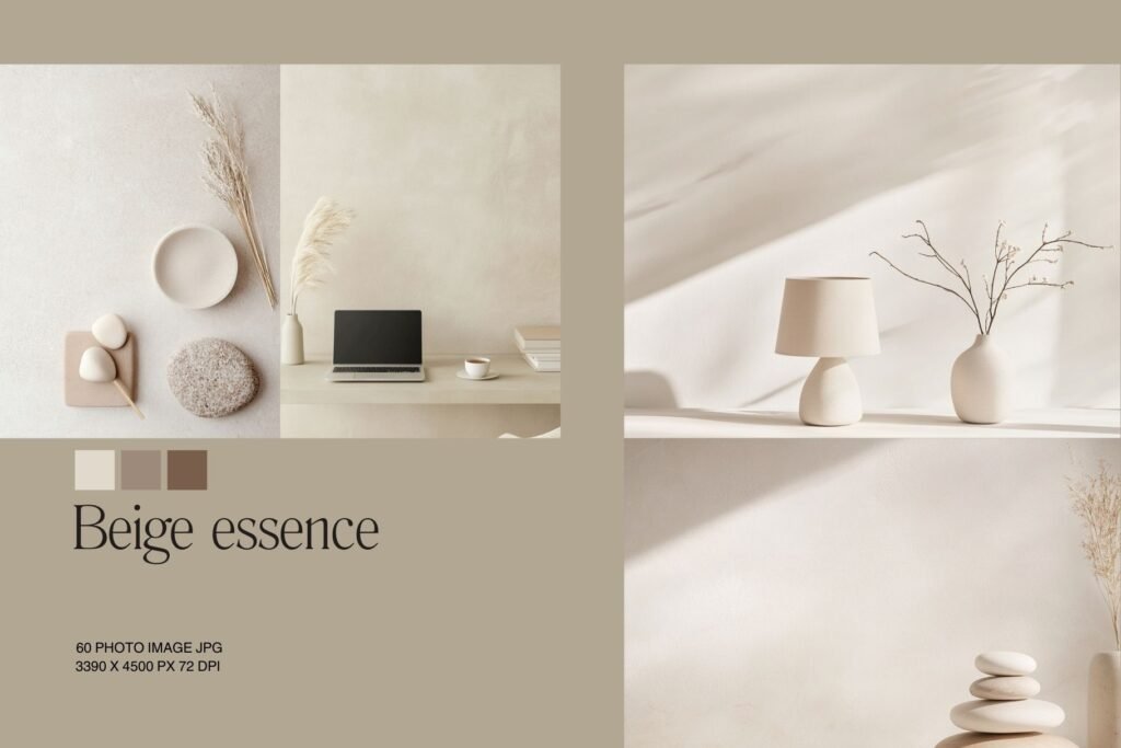 Minimal-Beige-essence-AI-Images