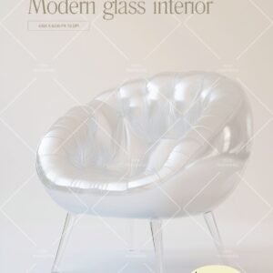 Glass Chair AI 이미지