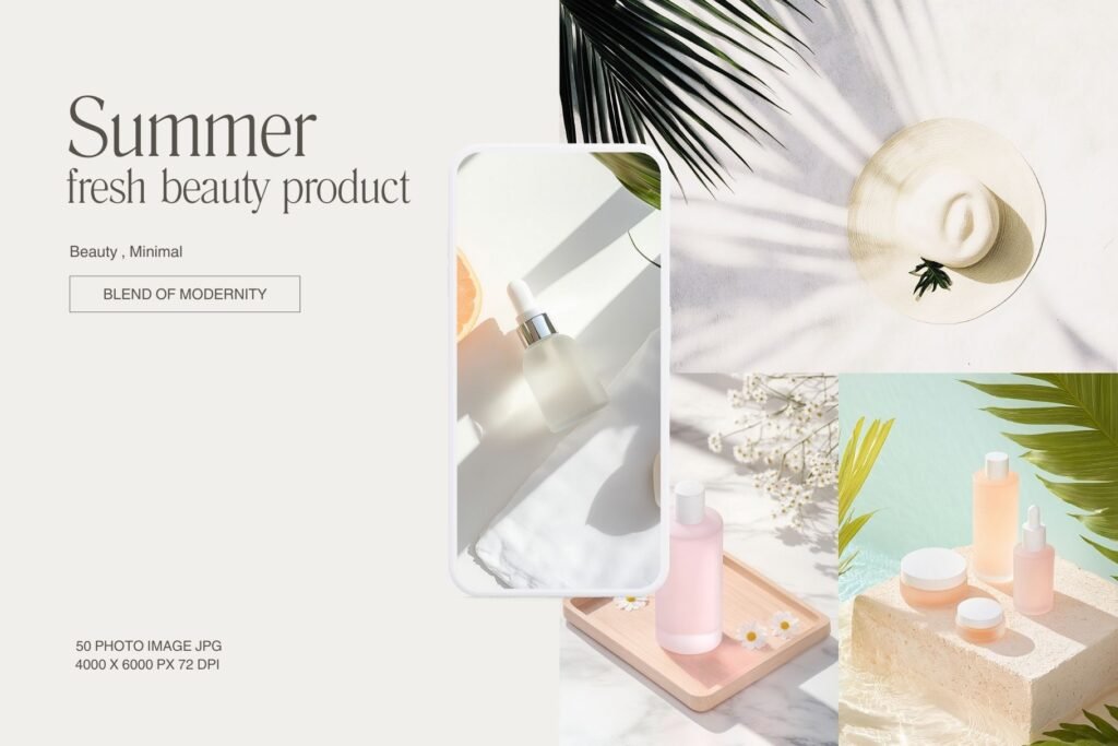 Fresh summer beauty AI Images